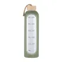 KiCA Hydro Glass Sports Bottle 1000 ml - olive Green