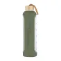 KiCA Hydro Glass Sports Bottle 1000 ml - olive Green
