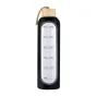 KiCA Hydro Glass Sports Bottle 1000 ml - Black