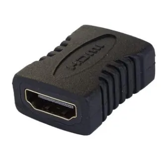 Adapter HDMI A - HDMI A, Female/Female, gold plated