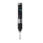 FNIRSI HS-02A 100 W lodāmurs ar digitālo displeju, ergonomisku rokturi, maināmu uzgali un statīvu, izolēts uz baltā fona
