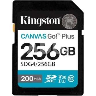 KINGSTON 256GB UHS-I SD Memory Card (Class 10, U3, V30)