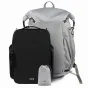 Urth Helios Outdoor Backpack 40L (Stone) + Core Camera Cube L + Stratus Rain Cover
