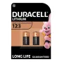 Duracell CR123A Lithium Battery 3V 1400mAh Pack of 2