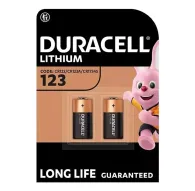 Duracell CR123A Lithium Battery 3V 1400mAh Pack of 2Duracell CR123A Lithium Battery 3V 1400mAh Pack of 2