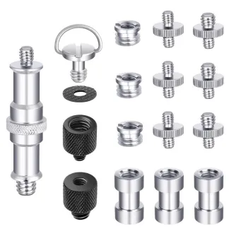 Neewer 16 Pieces Tripod Screw Adapter Converter