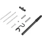 6528 Monopod with Triple Ground Spikes and Phone Support with Cold Shoe Mount