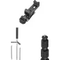 6528 Monopod with Triple Ground Spikes and Phone Support with Cold Shoe Mount