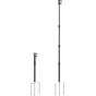 6397 Monopod with Triple Ground Spikes and Panoramic Ball Head with Arca-Swiss Plate