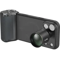 Набор SmallRig 3,5x телефото объектива и рукоятки для iPhone 18 Pro, обеспечивающий дальнюю съёмку с точным спусковым крючком и зумом.Набор SmallRig 3,5x телефото объектива и рукоятки для iPhone 18 Pro, обеспечивающий дальнюю съёмку с точным спусковым крючком и зумом.