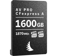 Angelbird AV PRO CFexpress Type A 1600 GB pamats kartīca, 4.0 Type A, 1870 MB/s lasīšana, 1600 MB/s rakstīšana, VPG400/VPG800, kompatīcija ar Sony Alpha un Cinema Line kamerāmAngelbird AV PRO CFexpress Type A 1600 GB pamats kartīca, 4.0 Type A, 1870 MB/s lasīšana, 1600 MB/s rakstīšana, VPG400/VPG800, kompatīcija ar Sony Alpha un Cinema Line kamerām