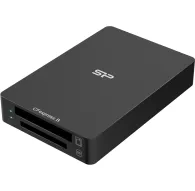 Silicon Power CreatePro BS10 dvd‑slots USB 3.2 Gen 2 kartu readeriem CFexpress Type B un SD 4.0, ar ķīmējumu alūminija un 10 Gbit/s pārslēgumu.Silicon Power CreatePro BS10 dvd‑slots USB 3.2 Gen 2 kartu readeriem CFexpress Type B un SD 4.0, ar ķīmējumu alūminija un 10 Gbit/s pārslēgumu.