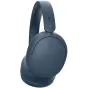 Blue Sony WH-CH730N wireless noise‑canceling headphones with foldable design, Dual Noise Sensor and up to 75 hours battery life