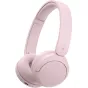 Пищанные Sony WH-CH530 беспроводные наушники розового цвета с подушечными ушами, регулируемая головная лента и USB‑C порт на боковой стороне