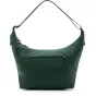 Peak Design City Crescent 12L shoulder bag in cypress green, featuring a curved ergonomic shape, adjustable strap, front zip pocket, and weather‑resistant recycled fabric.