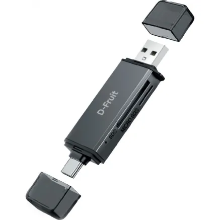 D-Fruit DF188 USB-C/USB-A Memory Card Reader