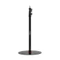 Caruba Lightstand Round Base LS-R120 210 cm papildu svarīgs stand ar rogām bāzi, šķērskrustā kolonā un 6 kg lēmumu kapacitāte