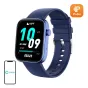 Zili Colmi P71 smartwatch ar silikona pīrīti, 1,9‑palīdzekļa ekrāns parspaude laiku, datu un soļi, pie COLMI tālrunņa ikonas un Pubu logot