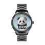 COLMI L28 Smart Watch (black + black steel strap)
