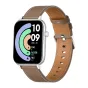 COLMI C28 smartwatch ar sudrabu krāsas atslēgu un krābu leātra pēdām, ar 1,93‑polz pulksteni, ģērmeņu izskatāšanu un vairāk nekā 100 sporta režīmiem.