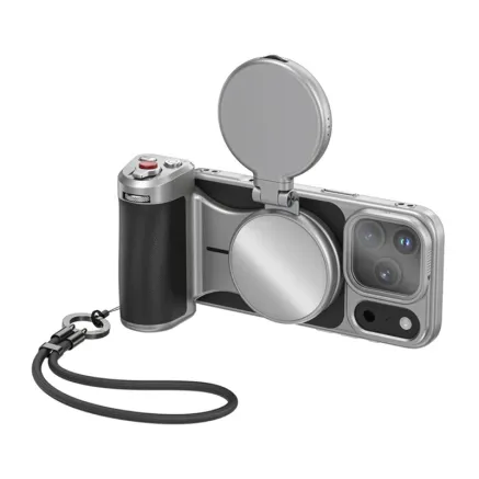 TELESIN Master Grip Mount for iPhone 17 Pro Max All-in-One Kit with Light 