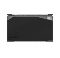 EcoFlow 5,12 kWh LiFePO4 akuma Power Kits, melna fronta laukā ar spīdņu un skāli detalējums, augšējais skats, marke logo redzamsEcoFlow 5,12 kWh LiFePO4 akuma Power Kits, melna fronta laukā ar spīdņu un skāli detalējums, augšējais skats, marke logo redzams