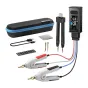 FNIRSI LCR-ST2Plus pieclapā digitālais LCR testērs ar LCD skru, šķērskrustu šķērsnieki, klevu klipu, USB kabelis un nosaimniecības atslēgs, pilnīgi iekļautais komplekts