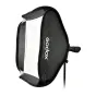 GODOX SFUV5050 50×50 cm foldable softbox ar Bowens montažu un difuzoriem