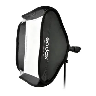 GODOX SFUV5050 50×50 cm foldable softbox ar Bowens montažu un difuzoriem