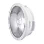 Godox ML40R compact 40 W RGB LED studio light with built‑in battery, side handle and ML‑L10 reflector, shown in a clean white view highlighting its circular front lens and adjustable colour temperature.