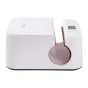 White HTVRONT HPT01 Auto Mug Press with circular mug opening, copper rim and digital control panel