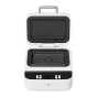 White HTVRONT H17 compact vacuum case press with open lid and control panel