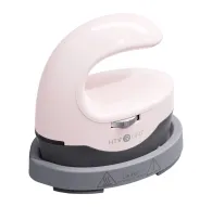 HTVRONT HPM02 Mini4 розовый компактный пресс для термопередачи с изолированной безопасной стойкой, пластиной 9,8×6 см и регулятором температурыHTVRONT HPM02 Mini4 розовый компактный пресс для термопередачи с изолированной безопасной стойкой, пластиной 9,8×6 см и регулятором температуры