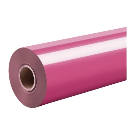 MOQ 5 HTVRONT Pure Heat Transfer Film, 30.5 cm x 1.8 m (Pink)