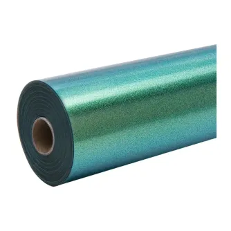 MOQ 5: HTVRONT Chameleon Heat Transfer Film, 30.5 cm x 90 cm (gold-green)