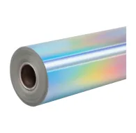 MOQ 5 HTVRONT Holographic Self-Adhesive Film, 30.5 cm x 90 cm (silver)MOQ 5 HTVRONT Holographic Self-Adhesive Film, 30.5 cm x 90 cm (silver)