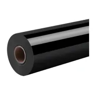 MOQ 5 HTVRONT Glossy Self-Adhesive Film, 30.5 cm x 180 cm (black)MOQ 5 HTVRONT Glossy Self-Adhesive Film, 30.5 cm x 180 cm (black)