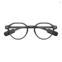 Front view of the EVEN REALITIES G2A AR glasses in gray, featuring a lightweight magnesium alloy frame and binocular micro LED display.