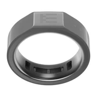 EVEN REALITIES R1 smart ring izmērs 14, zirkonijas keramikas apstrāga ar IP68 ņemšanas aizsardzības un līdz 4 dienu akumulatoru dzīves, ar ģērbu izpildes un piekļūstamām pie EVEN G2 ķēģes.