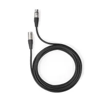 Godox Extension Power Cable for FL Soft LED Light – black coiled cable with silver XLR connectors, extending power distance for flexible lighting setups.Godox Extension Power Cable for FL Soft LED Light – black coiled cable with silver XLR connectors, extending power distance for flexible lighting setups.