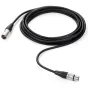 Кабель питания Godox Extension Power Cable for FL Soft LED Light - черный скрученный кабель с серебряным XLR-разъемом, увеличивающий расстояние до источника питания для гибкой установки света.