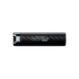 Nitecore Carbon Battery 6K 6000mAh power bank with carbon fiber housing, USB‑C charging, IP68 rating and 88 g weight, displayed with its blue LED indicator on a white background