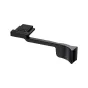 JJC TA DLUX8 Thumbs Up Grip for Leica D-LUX 8, black aluminium alloy with silicone thumb cushion, hot shoe mount, displayed against a plain white background
