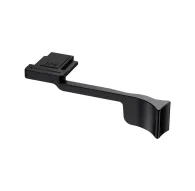 JJC TA DLUX8 Pālsniegums Leica D-LUX 8, melnais alūmīna ar silikona pālsnieguma kūpnieku, parādīts uz nocietinātā krāsu laukāJJC TA DLUX8 Pālsniegums Leica D-LUX 8, melnais alūmīna ar silikona pālsnieguma kūpnieku, parādīts uz nocietinātā krāsu laukā