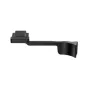 JJC TA DLUX8 Thumbs Up Grip for Leica D-LUX 8, black aluminium alloy camera grip with silicone thumb cushion, side view, hot shoe mount