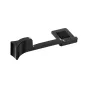 JJC TA DLUX8 Thumbs Up Grip, black aluminum alloy with curved handle and ribbed silicone thumb pad for Leica D-LUX 8 hot shoe