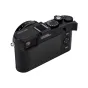 JJC TA DLUX8 Thumbs Up Grip for Leica D-LUX 8 camera, black aluminium alloy body with silicone thumb cushion, attached via hot shoe, providing enhanced grip and comfort.