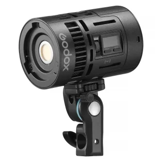 Godox KNOWLED MS60BI 2K 60 W bīkāršīna LED monolight ar frontu lēnzu, pēdējā LCD ekrānu ar režīmu un mēnu joslu, iespējams uz montāra klātni, kompaktā un nozīmīga lietošana video un foto