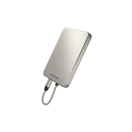 Nitecore POCKET 5 Magnetic Ultra Thin Power Bank Titanium Gray