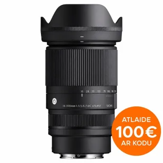 Sigma 16-300mm F3.5-6.7 DC OS Contemporary for Sony E-mount APS-C